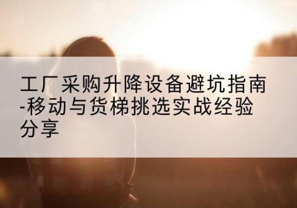 平阳移动式升降机怎么选-工厂采购升降设备避坑指南-移动与货梯挑选实战经验分享
